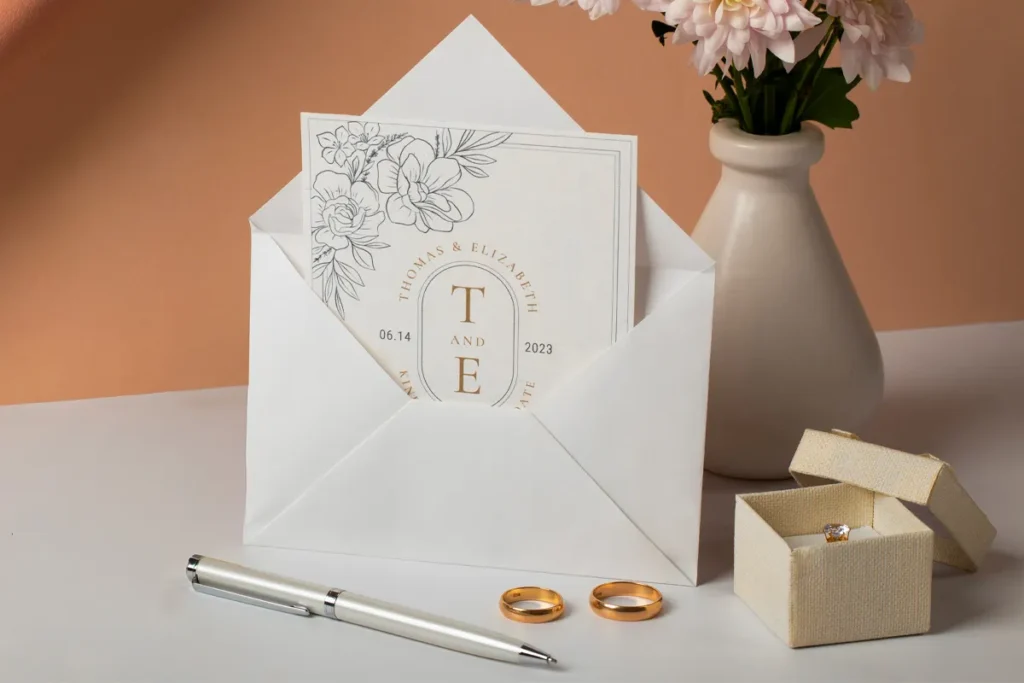 convite de casamento